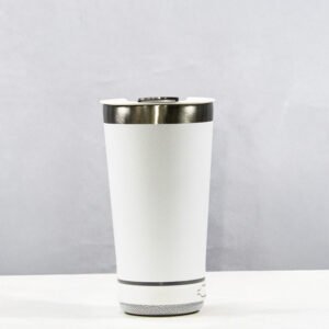 VASO DE ACERO INOXIDABLE CON PARLANTE